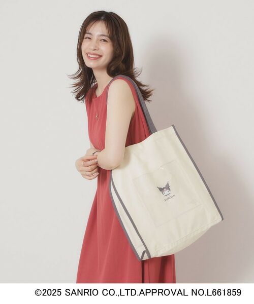 ITS'DEMO / イッツデモ トートバッグ | <サンリオキャラクターズ>クリアポケットトート【A4対応】 | 詳細2