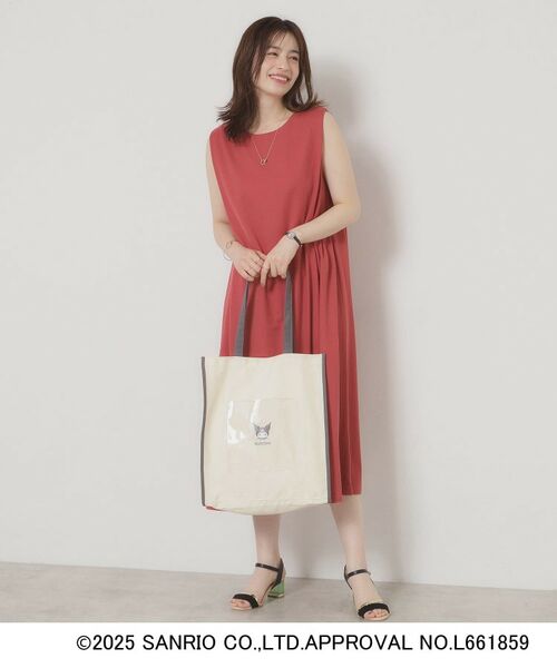 ITS'DEMO / イッツデモ トートバッグ | <サンリオキャラクターズ>クリアポケットトート【A4対応】 | 詳細3