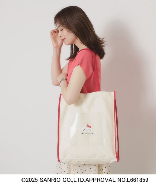 ITS'DEMO / イッツデモ トートバッグ | <サンリオキャラクターズ>クリアポケットトート【A4対応】 | 詳細6