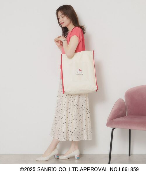 ITS'DEMO / イッツデモ トートバッグ | <サンリオキャラクターズ>クリアポケットトート【A4対応】 | 詳細7