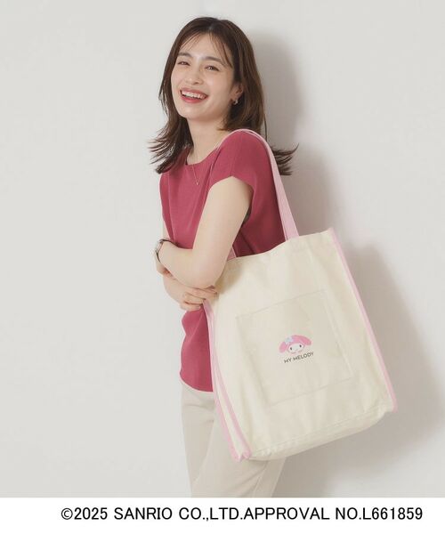 ITS'DEMO / イッツデモ トートバッグ | <サンリオキャラクターズ>クリアポケットトート【A4対応】 | 詳細8