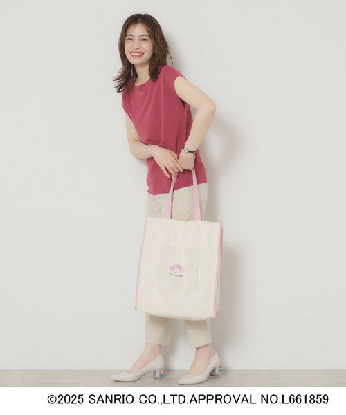 ITS'DEMO / イッツデモ トートバッグ | <サンリオキャラクターズ>クリアポケットトート【A4対応】 | 詳細9
