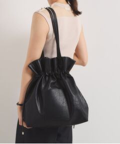 ITS'DEMO / イッツデモ トートバッグ | 【軽量／A4対応】合皮巾着トート