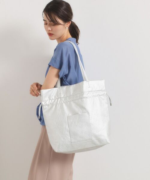 ITS'DEMO / イッツデモ トートバッグ | 【軽量／A4対応】合皮巾着トート | 詳細1