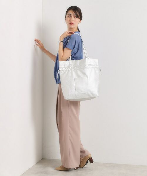 ITS'DEMO / イッツデモ トートバッグ | 【軽量／A4対応】合皮巾着トート | 詳細2