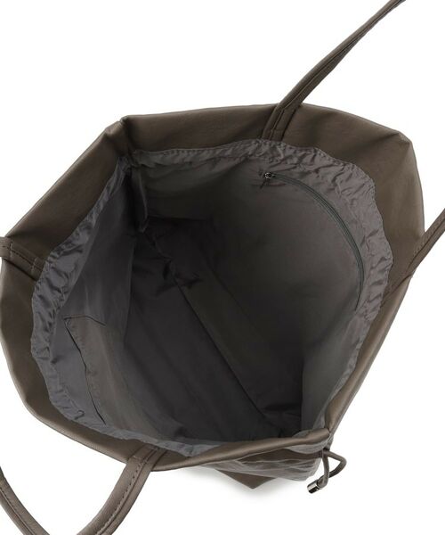 ITS'DEMO / イッツデモ トートバッグ | 【軽量／A4対応】合皮巾着トート | 詳細22