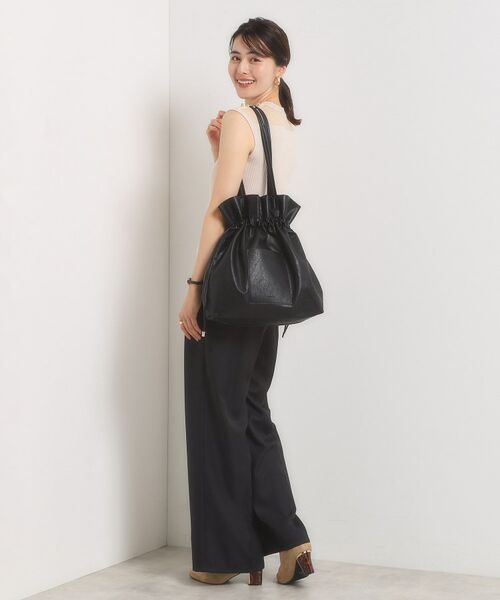 ITS'DEMO / イッツデモ トートバッグ | 【軽量／A4対応】合皮巾着トート | 詳細6