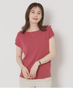 ITS'DEMO / イッツデモ ニット・セーター | 【接触冷感／手洗い可】フレンチスリーブニット