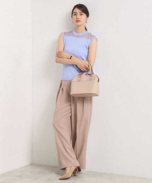 ITS'DEMO / イッツデモ ニット・セーター | 【手洗い可】シアー切替ニット | 詳細11