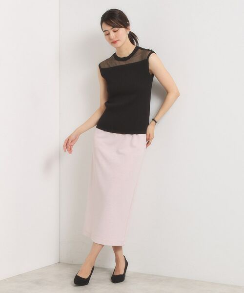 ITS'DEMO / イッツデモ ニット・セーター | 【手洗い可】シアー切替ニット | 詳細3