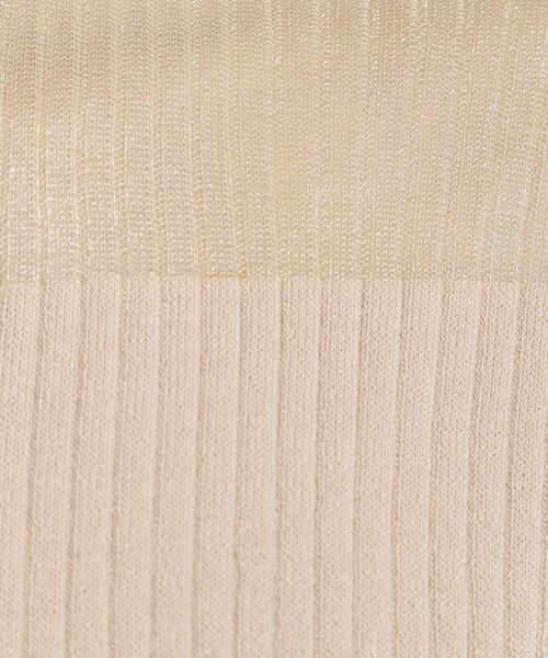 ITS'DEMO / イッツデモ ニット・セーター | 【手洗い可】シアー切替ニット | 詳細8