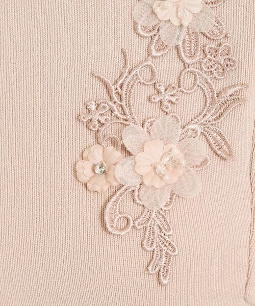ITS'DEMO / イッツデモ ニット・セーター | 【手洗い可】花レースフリル袖ニット | 詳細12