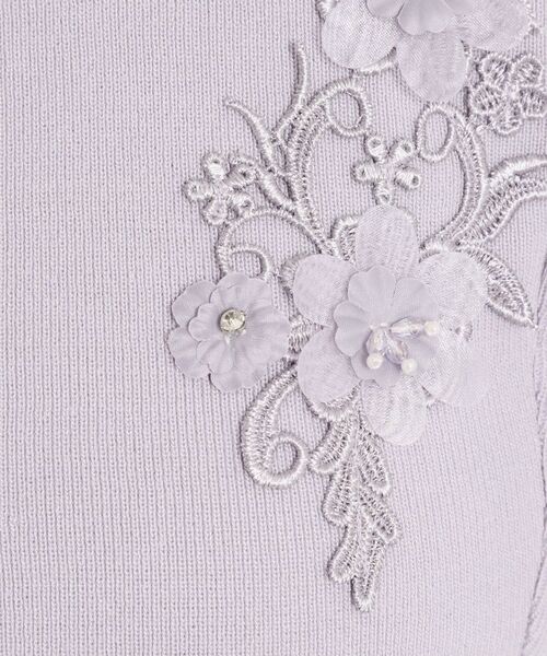 ITS'DEMO / イッツデモ ニット・セーター | 【手洗い可】花レースフリル袖ニット | 詳細16