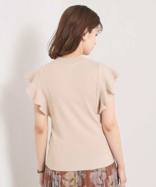 ITS'DEMO / イッツデモ ニット・セーター | 【手洗い可】花レースフリル袖ニット | 詳細19