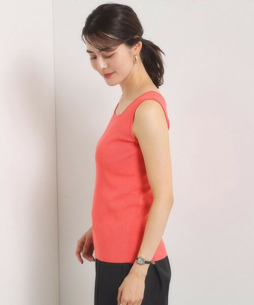 ITS'DEMO / イッツデモ キャミソール・チューブトップ | 【手洗い可】ニットスクエアタンク | 詳細14