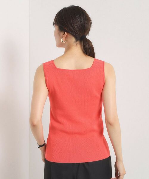 ITS'DEMO / イッツデモ キャミソール・チューブトップ | 【手洗い可】ニットスクエアタンク | 詳細15