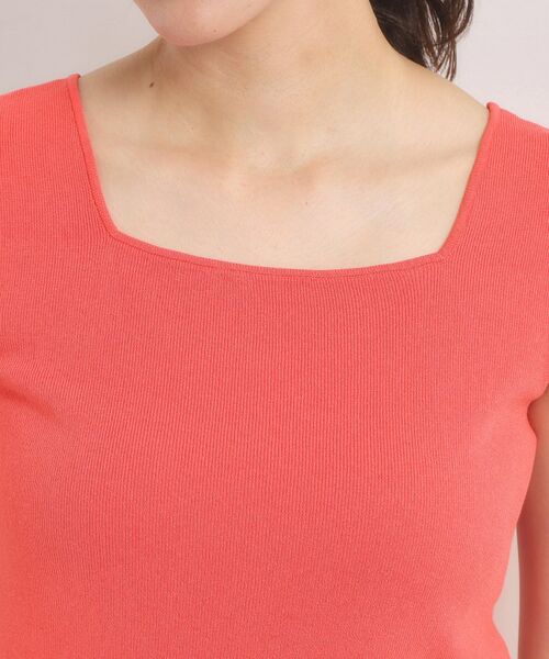 ITS'DEMO / イッツデモ キャミソール・チューブトップ | 【手洗い可】ニットスクエアタンク | 詳細16