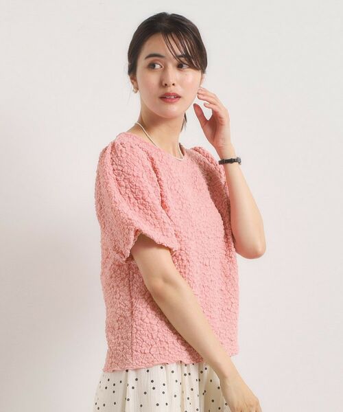 ITS'DEMO / イッツデモ カットソー | 【手洗い可】ふくれジャカードプルオーバー | 詳細10