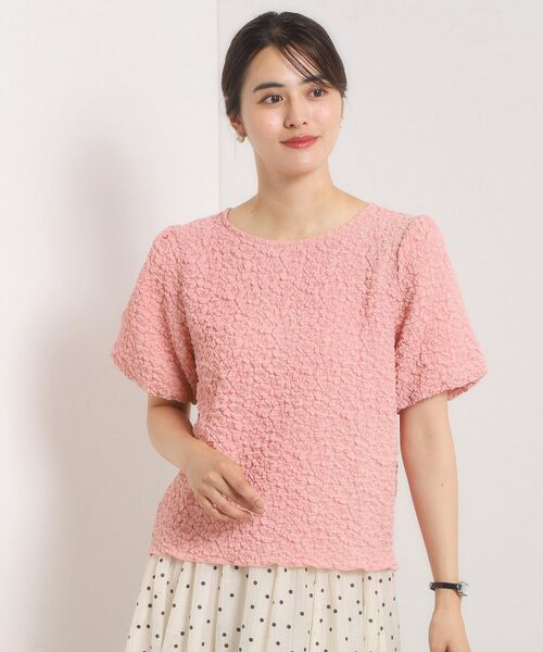 ITS'DEMO / イッツデモ カットソー | 【手洗い可】ふくれジャカードプルオーバー | 詳細13