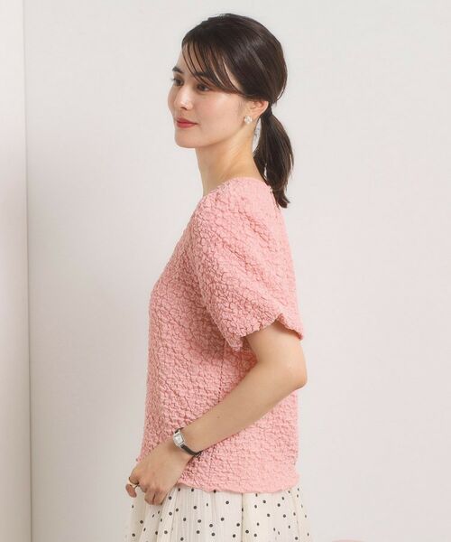 ITS'DEMO / イッツデモ カットソー | 【手洗い可】ふくれジャカードプルオーバー | 詳細14