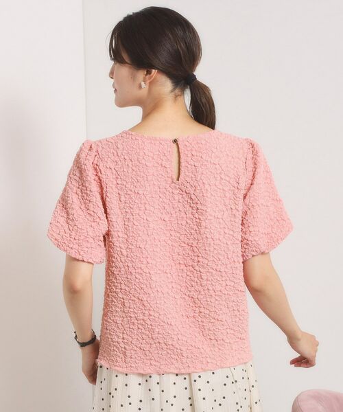 ITS'DEMO / イッツデモ カットソー | 【手洗い可】ふくれジャカードプルオーバー | 詳細15