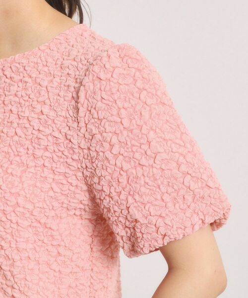 ITS'DEMO / イッツデモ カットソー | 【手洗い可】ふくれジャカードプルオーバー | 詳細18