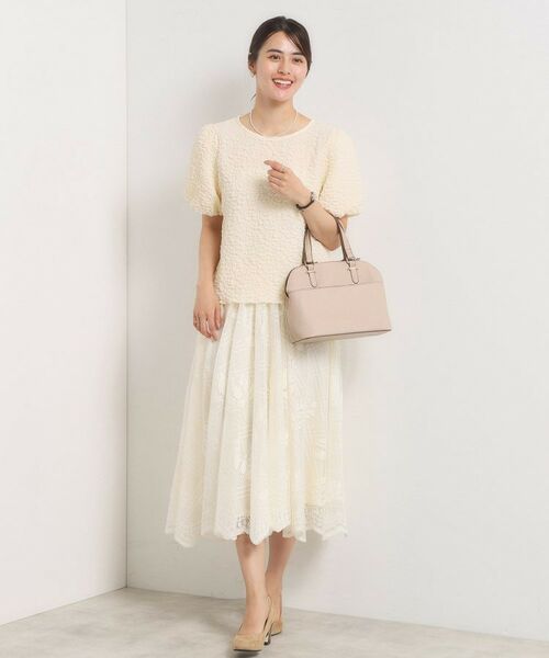 ITS'DEMO / イッツデモ カットソー | 【手洗い可】ふくれジャカードプルオーバー | 詳細3