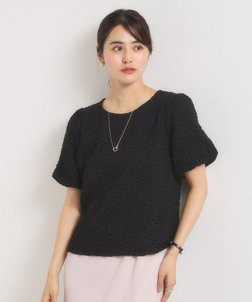 ITS'DEMO / イッツデモ カットソー | 【手洗い可】ふくれジャカードプルオーバー | 詳細5