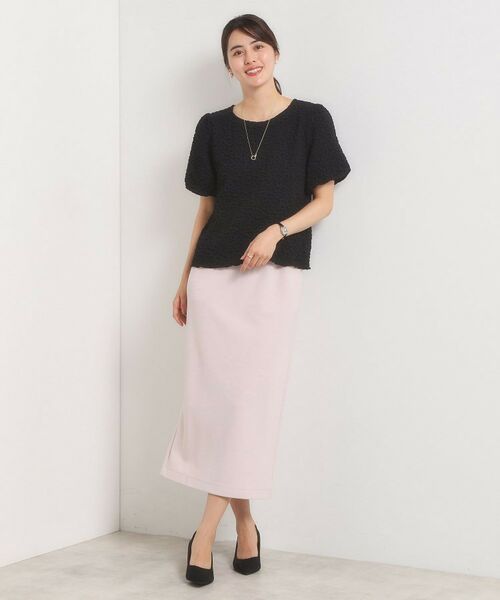 ITS'DEMO / イッツデモ カットソー | 【手洗い可】ふくれジャカードプルオーバー | 詳細7