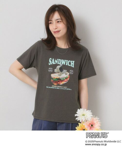 ITS'DEMO/イッツデモ PEANUTS別注Tシャツ スミクロ(018) 00(フリーサイズ) ITS'DEMO/イッツデモ PEANUTS別注Tシャツ スミクロ(018) 00(フリーサイズ)