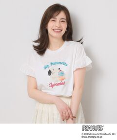 ITS'DEMO / イッツデモ Tシャツ | PEANUTS別注フリル袖Tシャツ