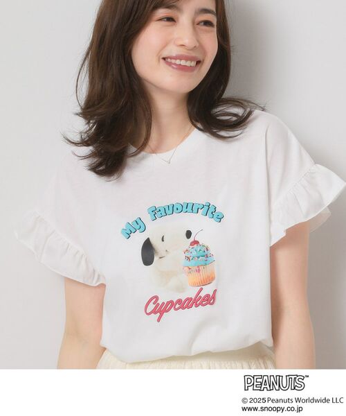ITS'DEMO / イッツデモ Tシャツ | PEANUTS別注フリル袖Tシャツ | 詳細1
