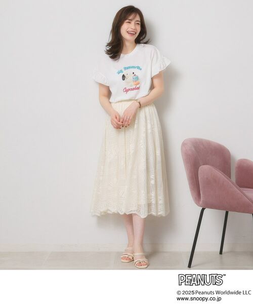 ITS'DEMO / イッツデモ Tシャツ | PEANUTS別注フリル袖Tシャツ | 詳細3