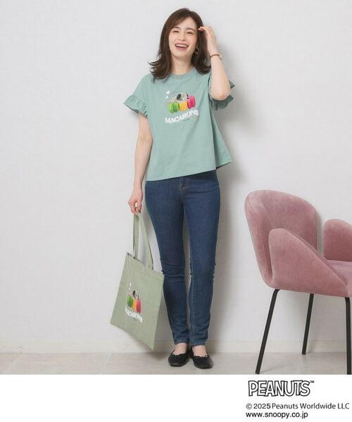 ITS'DEMO / イッツデモ Tシャツ | PEANUTS別注フリル袖Tシャツ | 詳細7