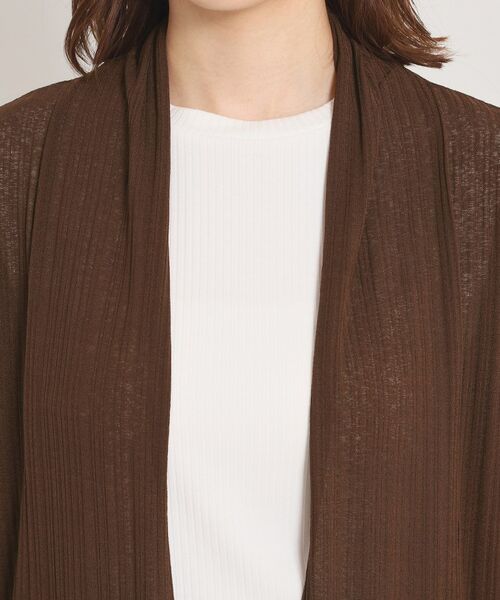 ITS'DEMO / イッツデモ カーディガン・ボレロ | 【手洗い可】シアー着流しカーディガン | 詳細17