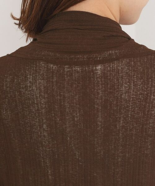 ITS'DEMO / イッツデモ カーディガン・ボレロ | 【手洗い可】シアー着流しカーディガン | 詳細18