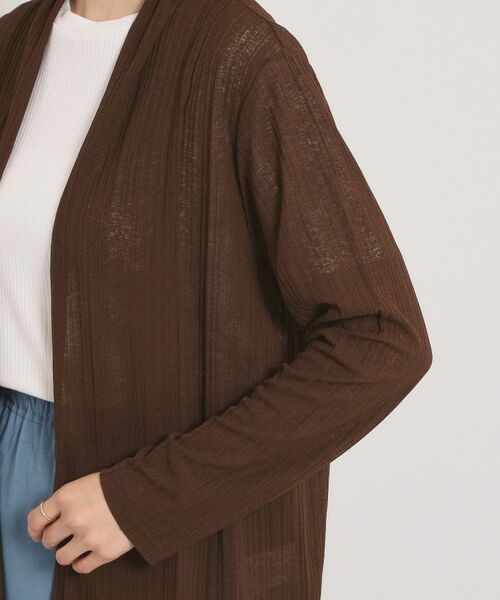 ITS'DEMO / イッツデモ カーディガン・ボレロ | 【手洗い可】シアー着流しカーディガン | 詳細19