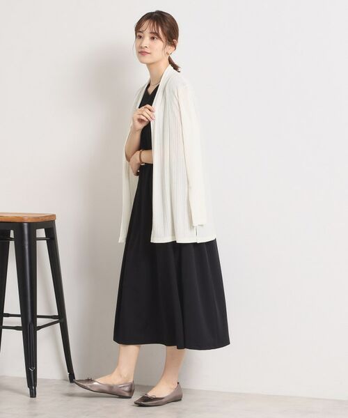 ITS'DEMO / イッツデモ カーディガン・ボレロ | 【手洗い可】シアー着流しカーディガン | 詳細4