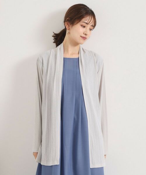 ITS'DEMO / イッツデモ カーディガン・ボレロ | 【手洗い可】シアー着流しカーディガン | 詳細6