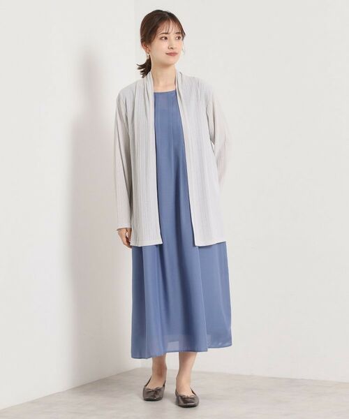 ITS'DEMO / イッツデモ カーディガン・ボレロ | 【手洗い可】シアー着流しカーディガン | 詳細8