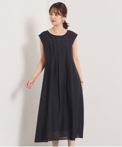 ITS'DEMO / イッツデモ ミニ丈・ひざ丈ワンピース | 【手洗い可】シアータックワンピース