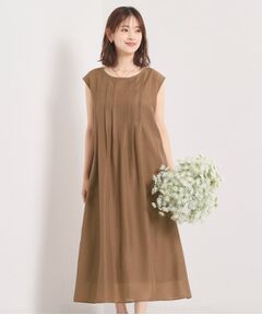 ITS'DEMO / イッツデモ ミニ丈・ひざ丈ワンピース | 【手洗い可】シアータックワンピース