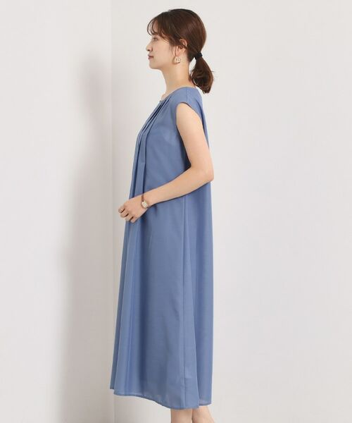 ITS'DEMO / イッツデモ ミニ丈・ひざ丈ワンピース | 【手洗い可】シアータックワンピース | 詳細16