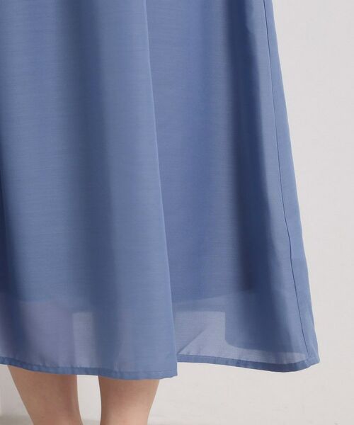 ITS'DEMO / イッツデモ ミニ丈・ひざ丈ワンピース | 【手洗い可】シアータックワンピース | 詳細21