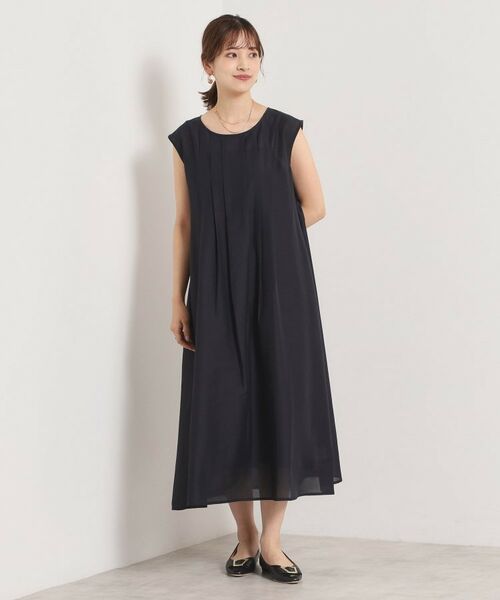 ITS'DEMO / イッツデモ ミニ丈・ひざ丈ワンピース | 【手洗い可】シアータックワンピース | 詳細5