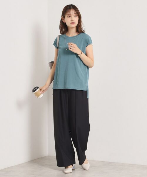 ITS'DEMO / イッツデモ セットアップ | 【洗濯機OK／ウエストゴム】製品染め風ジャージーセットアップ | 詳細19