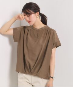 ITS'DEMO / イッツデモ シャツ・ブラウス | 【手洗い可】シアー裾タックブラウス