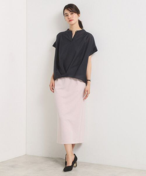 ITS'DEMO / イッツデモ シャツ・ブラウス | 【手洗い可】シアー裾タックブラウス | 詳細10