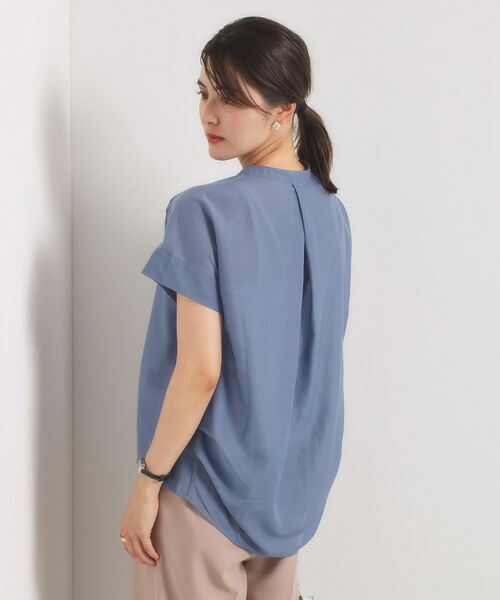 ITS'DEMO / イッツデモ シャツ・ブラウス | 【手洗い可】シアー裾タックブラウス | 詳細17