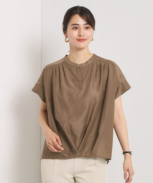 ITS'DEMO / イッツデモ シャツ・ブラウス | 【手洗い可】シアー裾タックブラウス | 詳細20